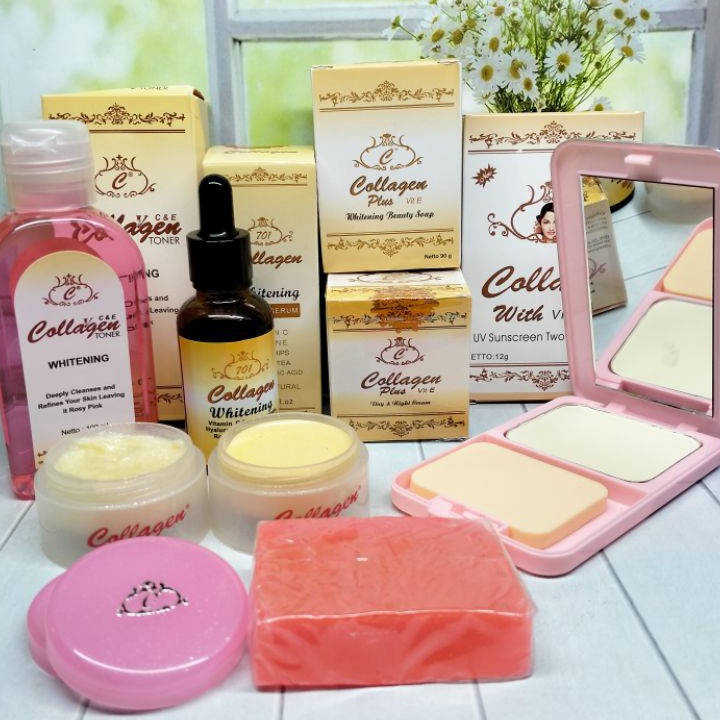 ➣✷✮ PAKET CREAM COLLAGEN KOMPLIT SERUM 701 Terlaku.