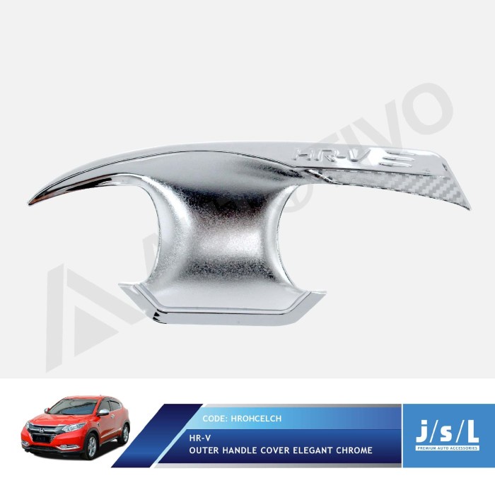 Honda HRV Outer Handle Cover Elegant Chrome Aksesoris JSL terpopuler