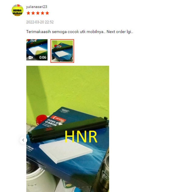 Filter AC HONDA BRIO Denso Original terpopuler