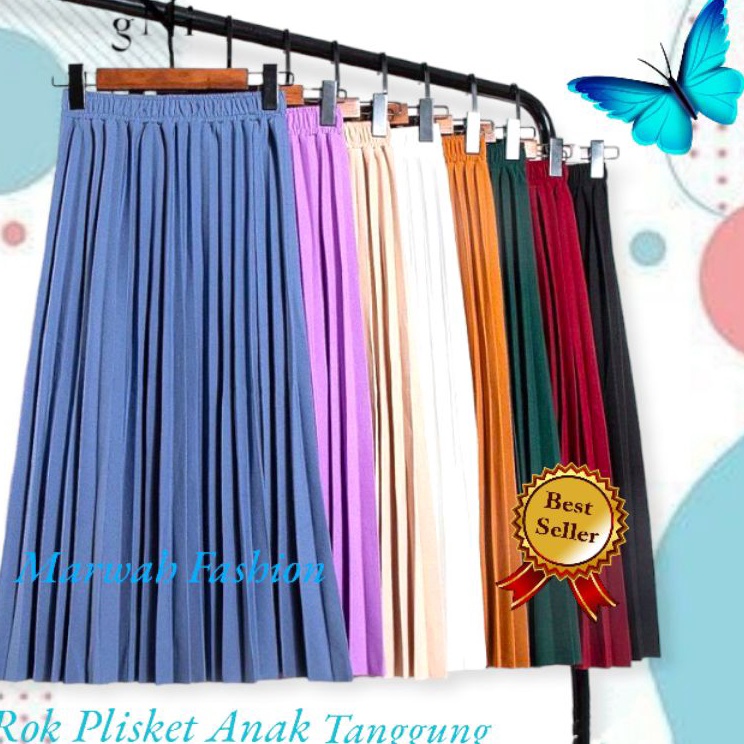 Hemat BangetIi7I2 ROK PLISKET ANAK TANGGUNG 6-17 TAHUN / ROK PLISKET PREMIUM / ROK ANAK TANGGUNG/ RO