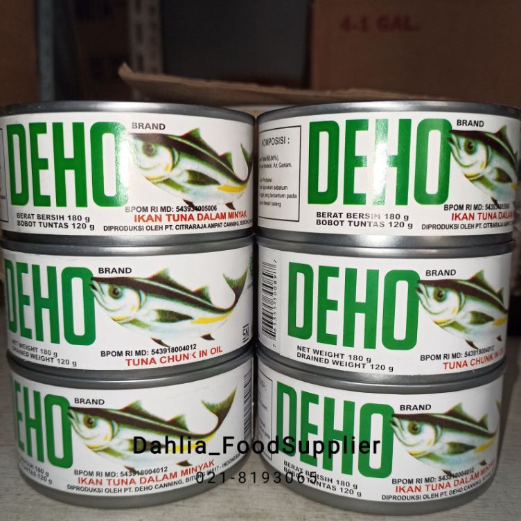 

♪↔✴❆ DEHO CHUNK TUNA IN OIL 180gr- deho tuna - tuna deho - deho umpan pancing murah | tuna ikan kaleng IKAN TUNA DALAM MINYAK 180gr | DEHO UMPAN PANCING 180gr - tuna kaleng ikan Paling Popular