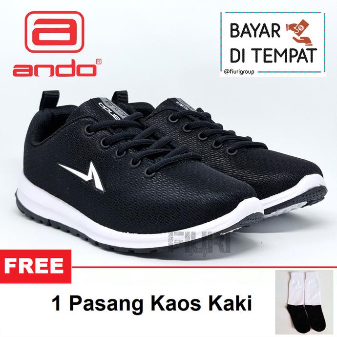 NITTA 37-40 HITAM PUTIH SEPATU SEKOLAH SD SMP SMA WANITA