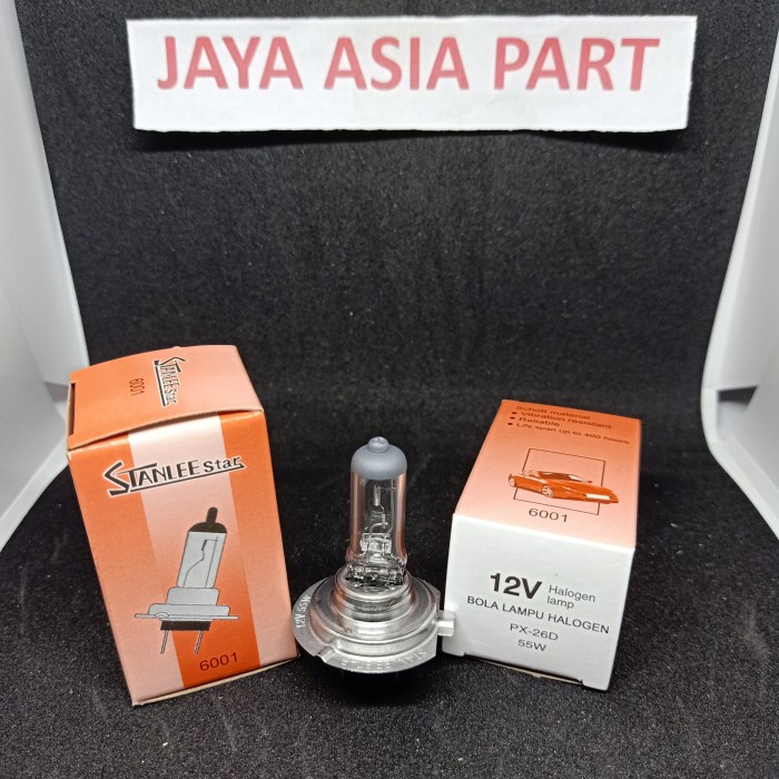 Bohlam Halogen Stanlee Star H7 12V-55W (6001) terbaik