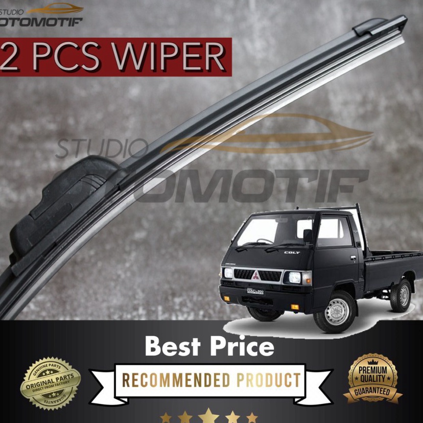 ➨ WIPER L300 COLT FRAMELESS / WIPER MOBIL L300 PISANG 2PCS ✣ ➦