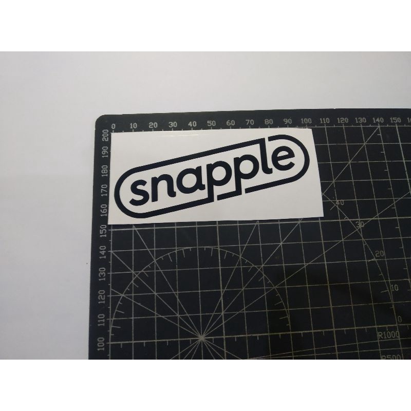 

cutting stiker snapple