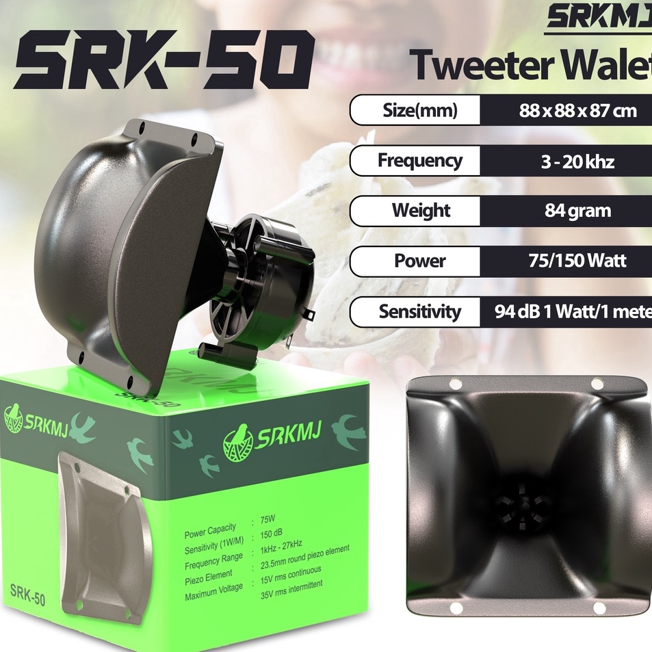 ✫QkN Tweeter Burung Walet Speaker srk-50 SRKMJ rumah walet ✺ Dijual