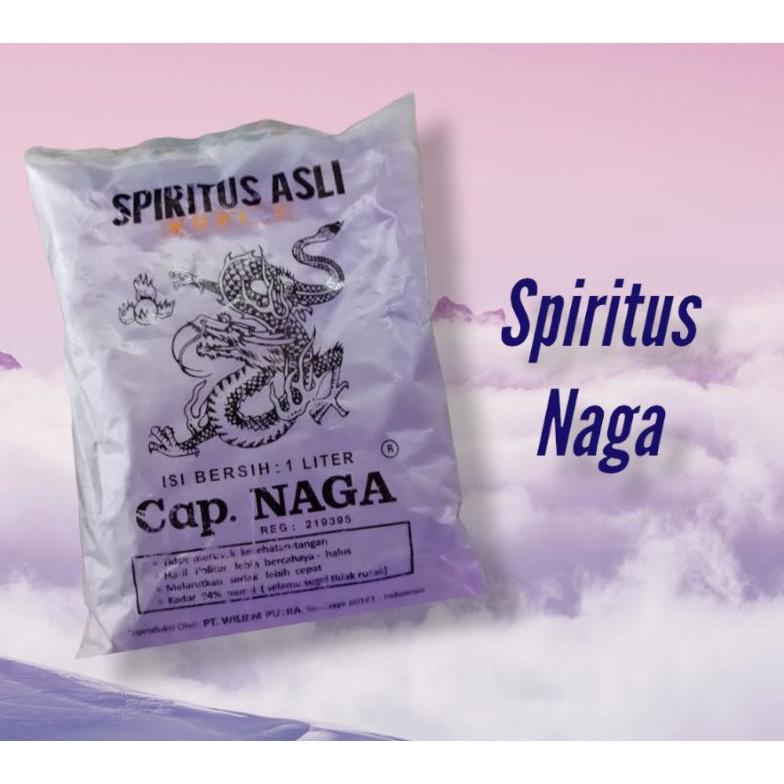 IHE095 spirtus spiritus bakar politur naga 1 liter +