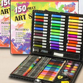 

[❤0BJ-➸] SHENAR,(COD) CRAYON ART SET 150 PENSIL WARNA / COLOURING SET 150 PCS / GULALI BOOKS PAKET MEWARNAI - amanaah.!!