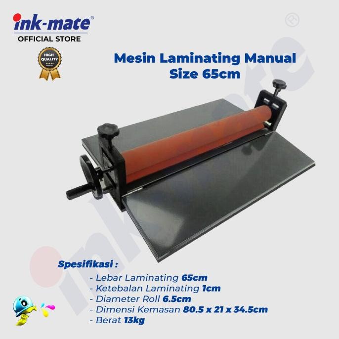 

Mesin Laminating/Laminasi/Laminator Dingin Manual 65Cm
