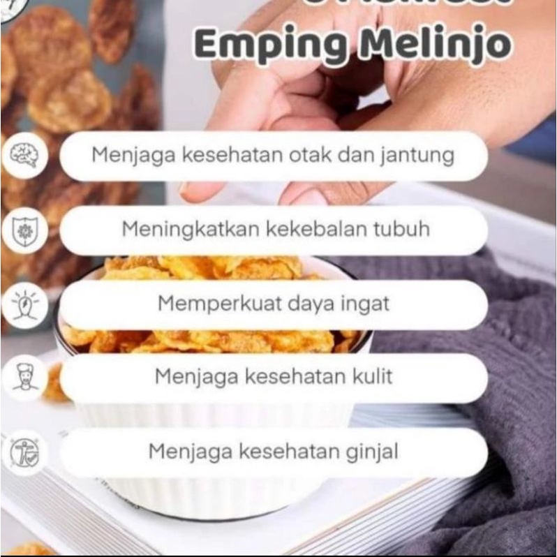 

Ay00! Emping Melinjo Harvest Eatery Pedas Manis 500g