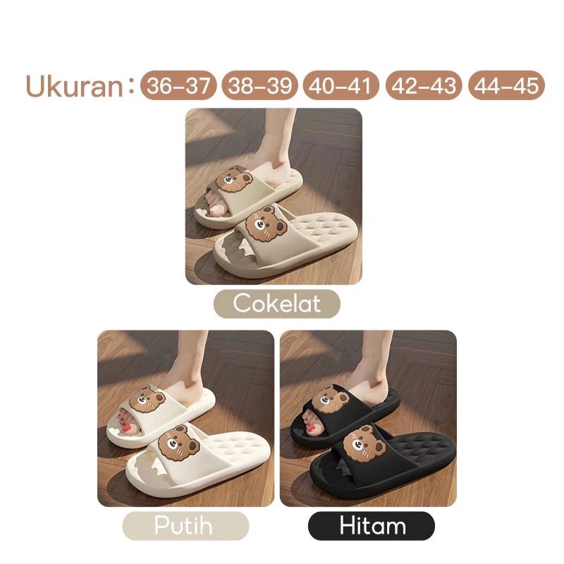 NF ~ Sandal Beruang / Sandal Rumah