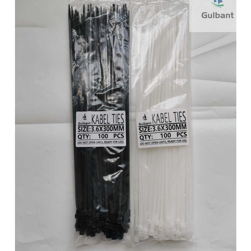 

[ご15E.✉D) Kabel Ties Cable Tie 3.6 x 300mm (30cm) CV 300 Kualitas baik - paaling.laris.