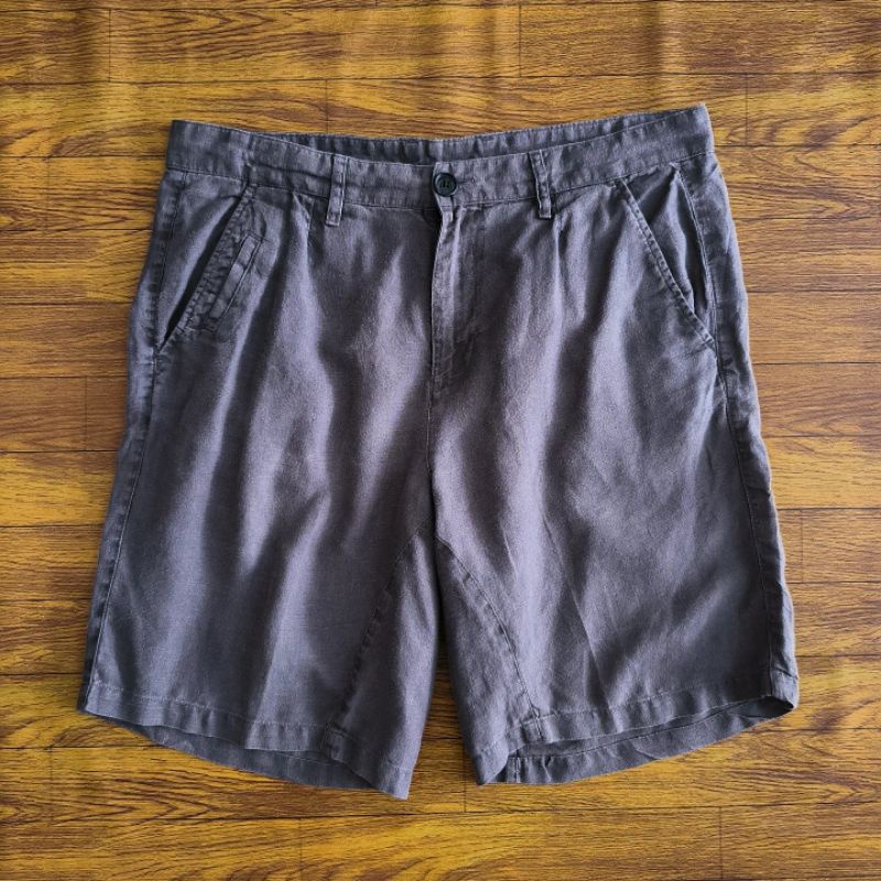 CELANA ARMANI EXCHANGE LINEN SHORT PANTS ORIGINAL