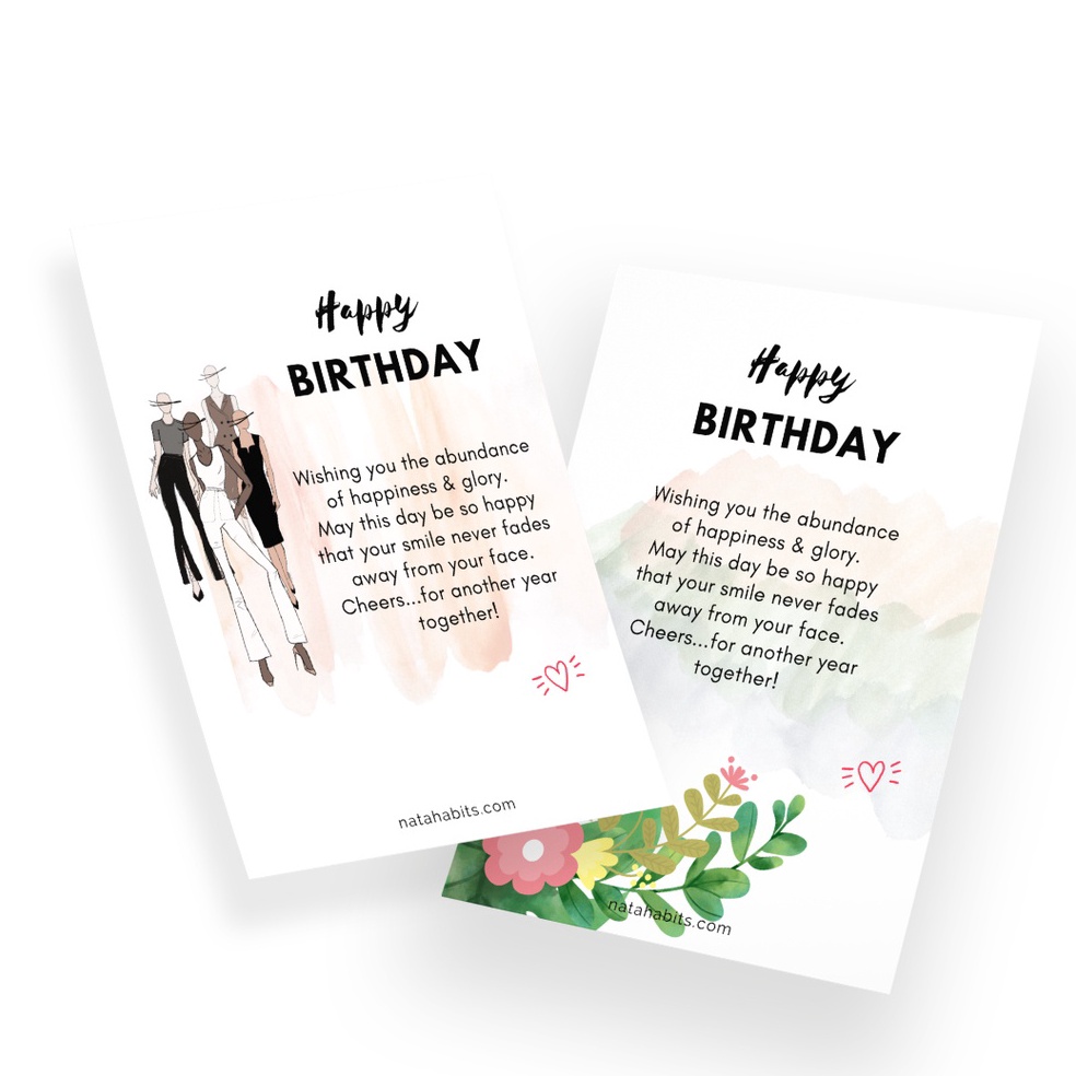 

➟Best Produk NATAHABITS - Birthday Card Y87 ✾