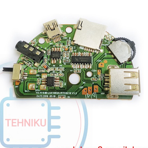 (TZ㊠.D☆) modul mp3 musik box K2 micro sd usb player model kaleng ,diy mp3 portabelkekiniian