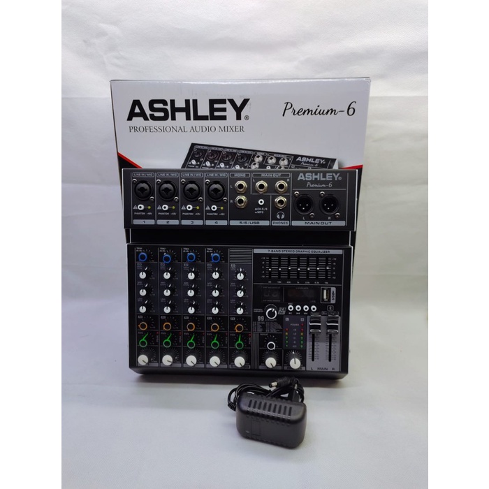 Mixer Audio Ashley Premium 6 Original Bisa Soundcard