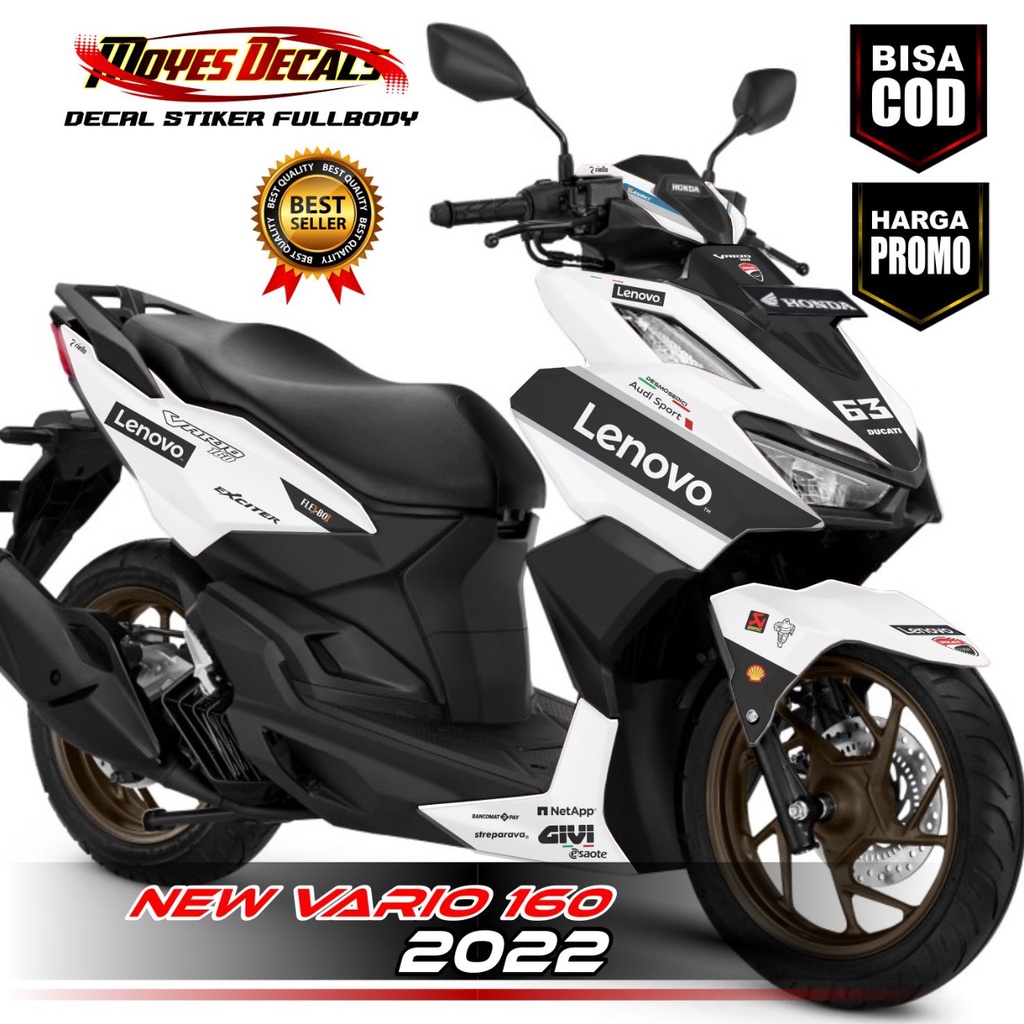 Decal Vario 160 Full Body - Stiker Vario 160 Full Body - Decal Hologram Vario 160 Variasi - Striping