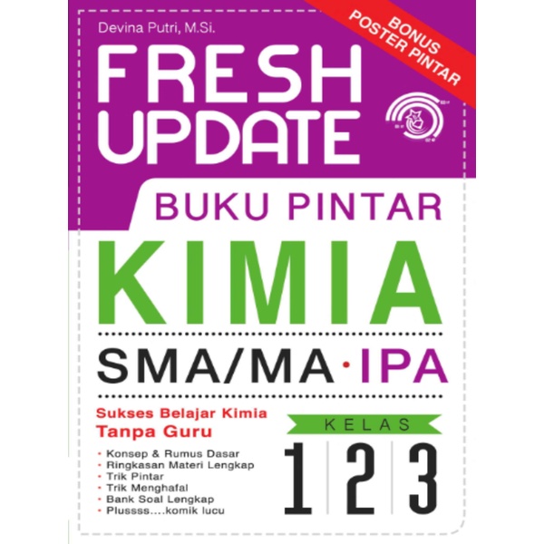 

Buku Pintar Kimia SMA / MA IPA Kelas 1, 2 & 3