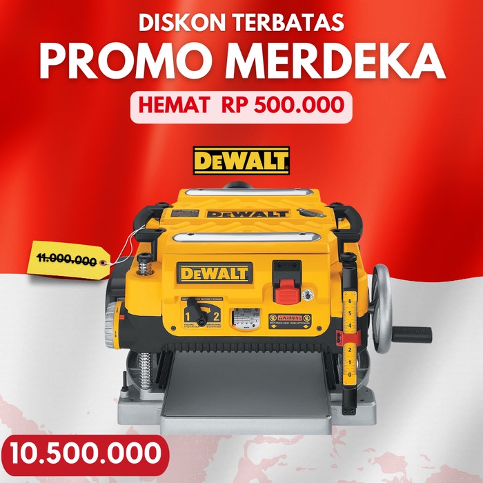 Mesin Meja Auto Planer Duduk Dewalt DW735 13 Inch Mesin Thicknesser