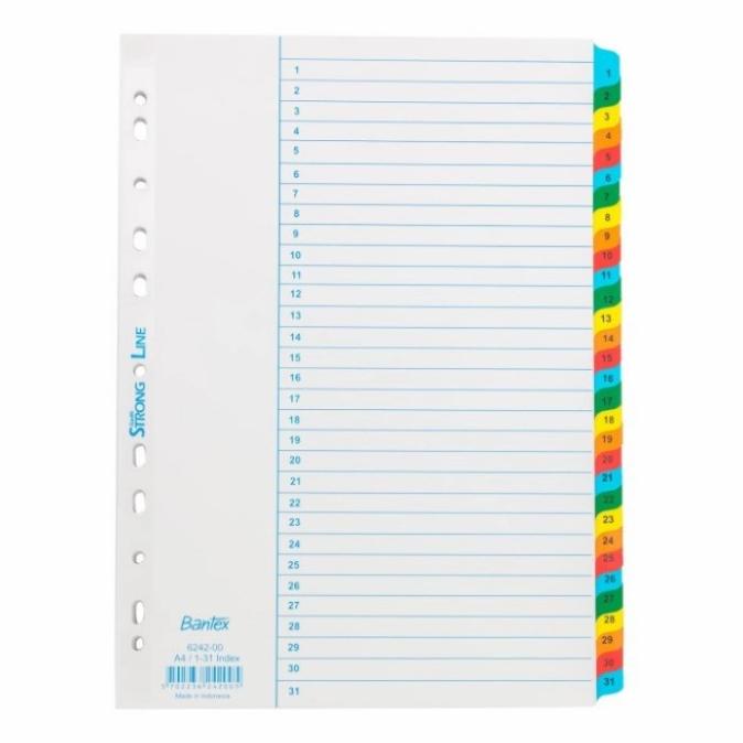 

Bagus Devider/ Pembatas File Bantex 6242 00