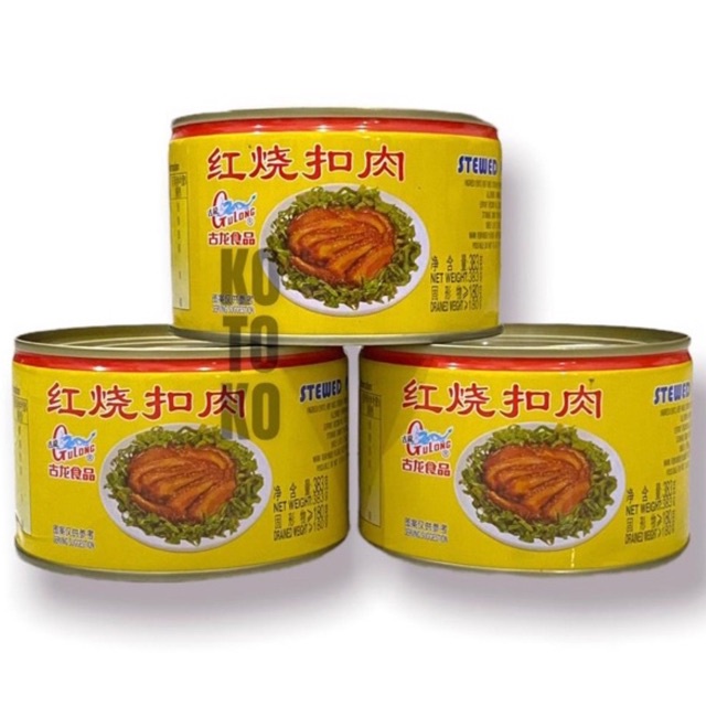 

Gulong Stewed Pork Slice / Daging Samcan Babi Kaleng 383Gr
