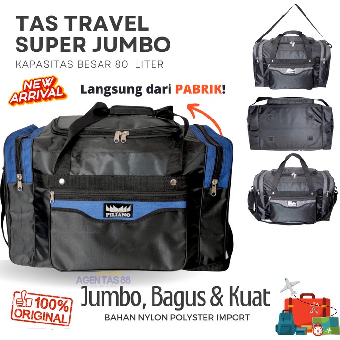 TAS TRAVEL ALTO TAS MUDIK TAS PAKAIAN TAS BAJU PILIANO SUPER JUMBO ORI