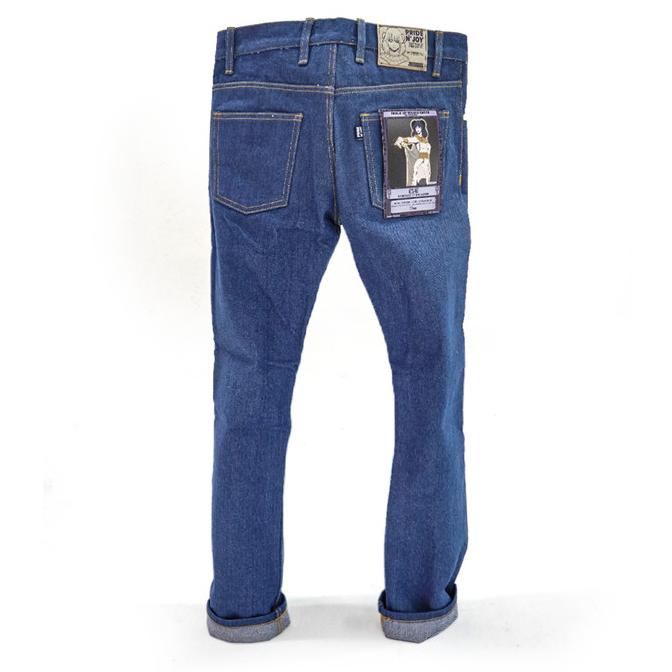 CELANA JEANS RAW DENIM HEAVYWEIGHT SELVEDGE ESHE 17 OZ PRIDE N JOY