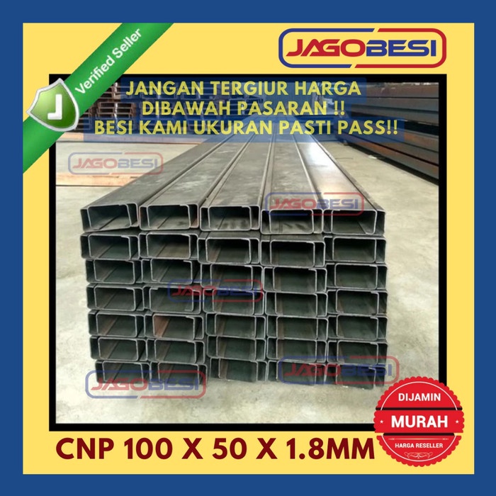 Bestseller Besi Kanal C / Cnp 100 X 50 X 1.8Mm
