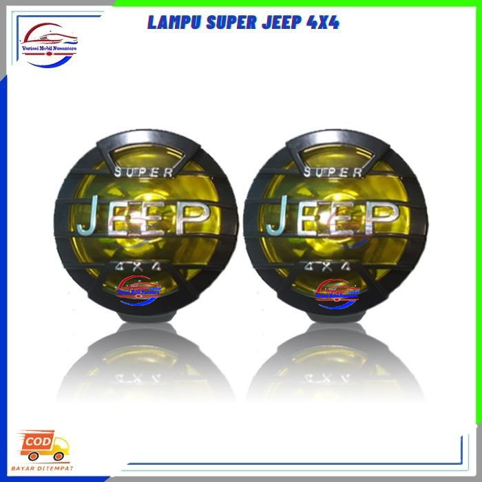 Lampu Led Headlamp Hadlamp Sorot Depan Bulat 4X4 Variasi Mobil Jeep Kode My 050