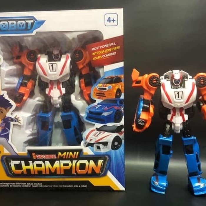 HOT SALE MAINAN ROBOT TOBOT MINI CHAMPION KADO ULANG TAHUN ANAK 3 TAHUN TERMURAH