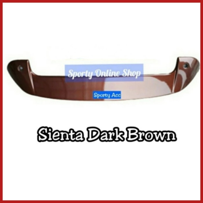 Spoiler Sienta With Lampu Rem ready