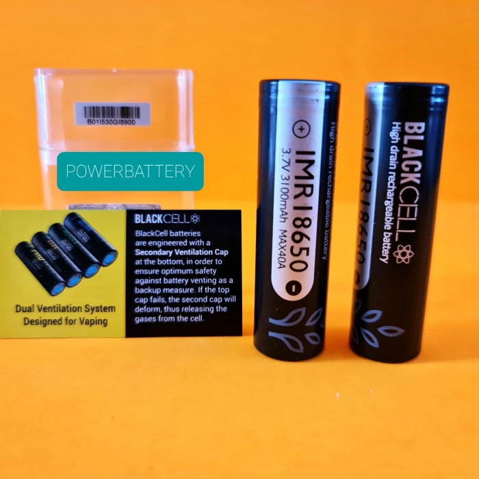 Blackcell Imr 18650 3.7V 3100Mah 40A Berkualitas