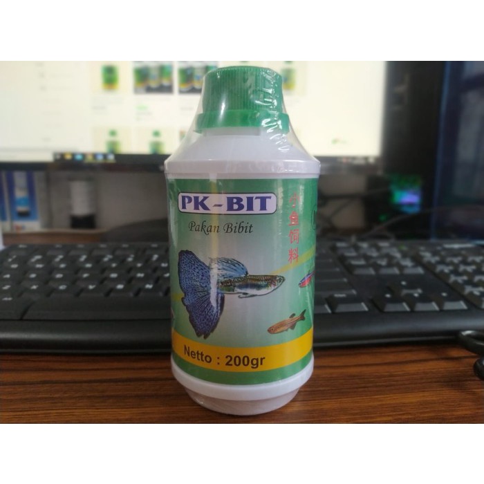 PK BIT M UNTUK IKAN HIAS KECIL PELET PK BIT M PAKAN BIBIT IKAN 200GR ready