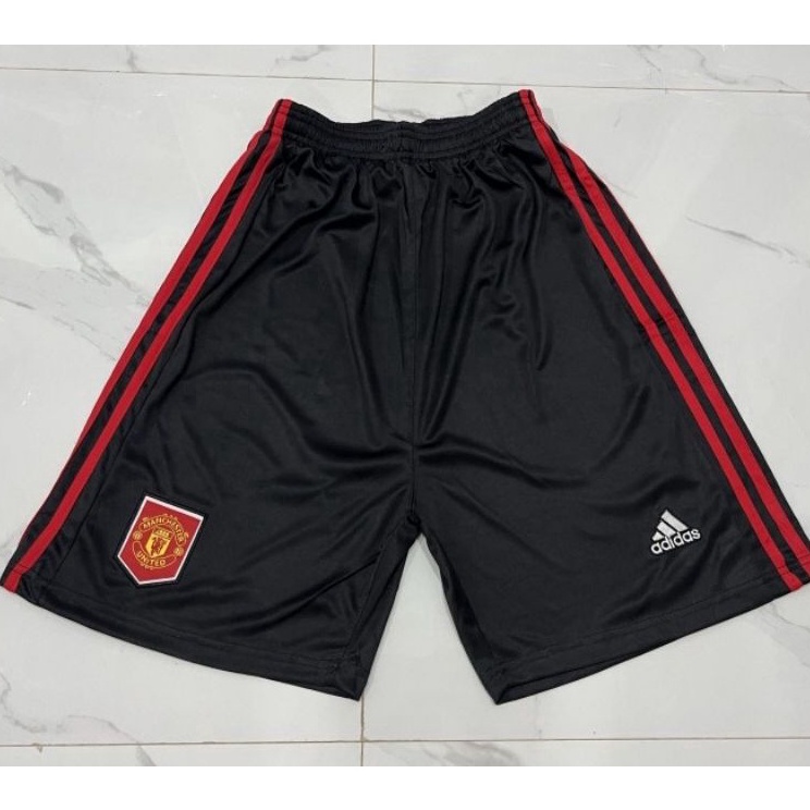 ¯ Z Premium Celana Bola MU Home Away Hitam 2022/2023 Grade Original Pasti Murah¯
