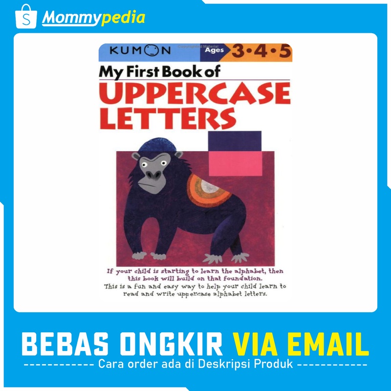 

KUMON Ages 3 4 5 / Umur 3 4 5 Tahun - My First Book of Uppercase Letters