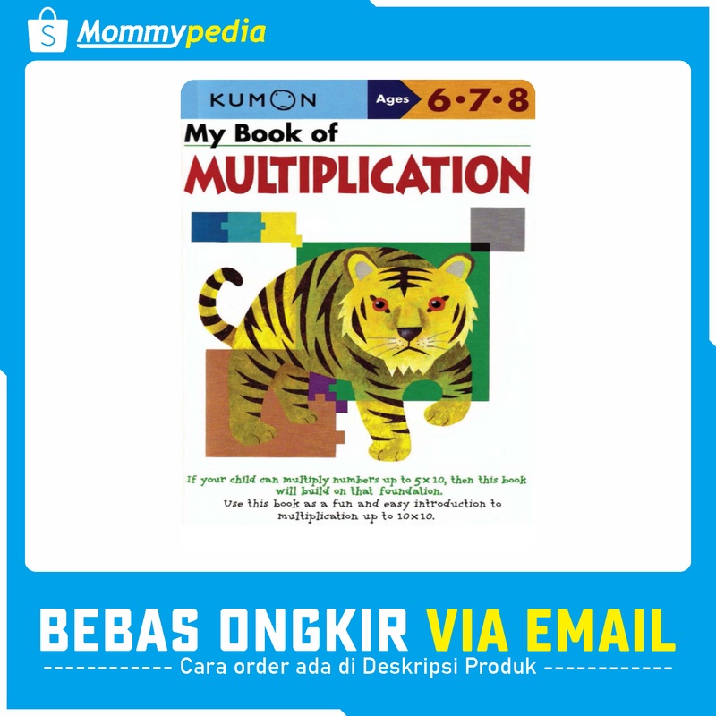 

KUMON Ages 6 7 8 - My Book of Multiplication
