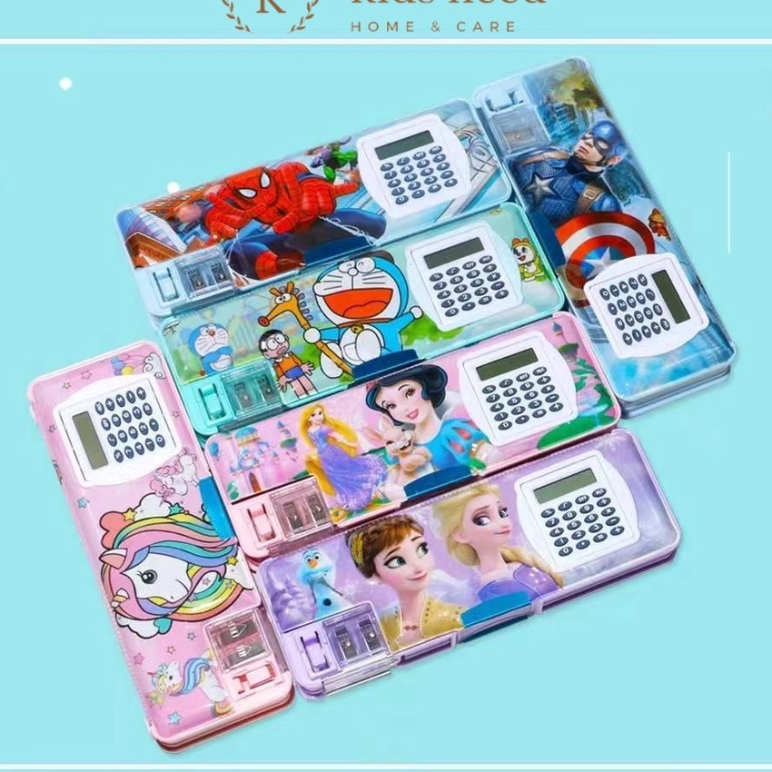 

(ON-☆✯9> Kotak Pensil Magnet Kalkulator / Tempat Pensil Karakter Calculator/Pensil Box Lucuvirral!