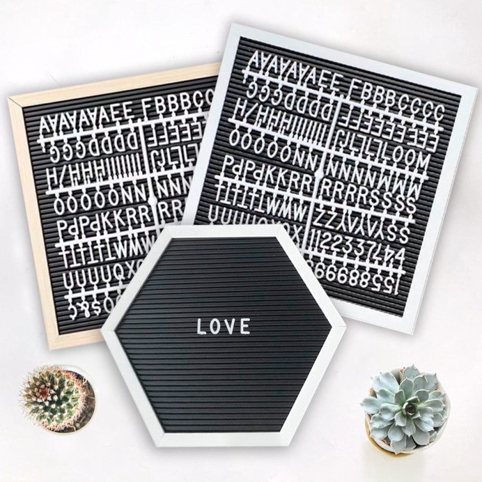 

GM6584 [1 Pcs] Letter Board / Papan Tulis Tempel / Papan Huruf & Angka / Papan Nama Bayi / Papan Huruf 25x25 Buruan Beli ̿̿