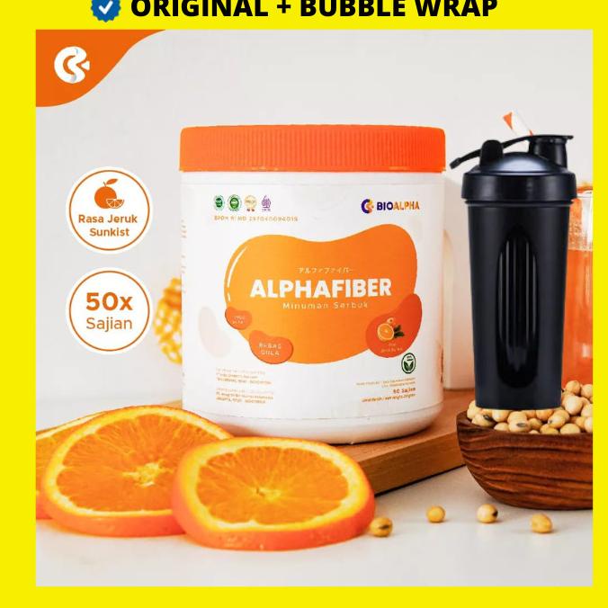 

ALPHAFIBER BY BIOALPHA BPOM JERUK SUNKIST HALAL ALPHA FIBER ALPAFIBER