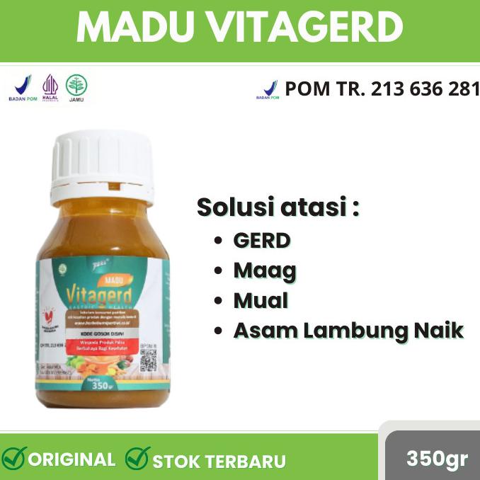 

Madu Vitagerd Original Herbal Maag GERD Asam lambung BPOM Asli