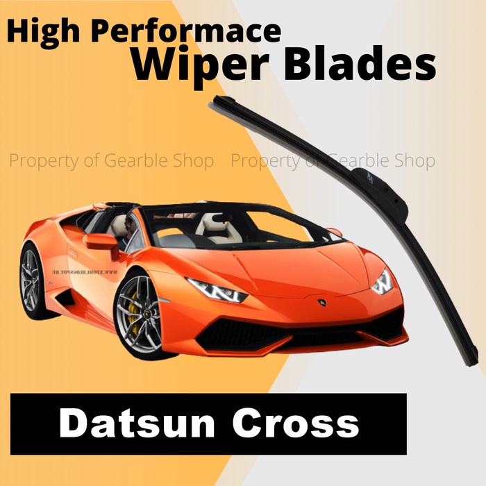 Wiper Datsun Cross Wifer Mobil Model Pisang Frameless Karet Kaca Depan Kode My 069