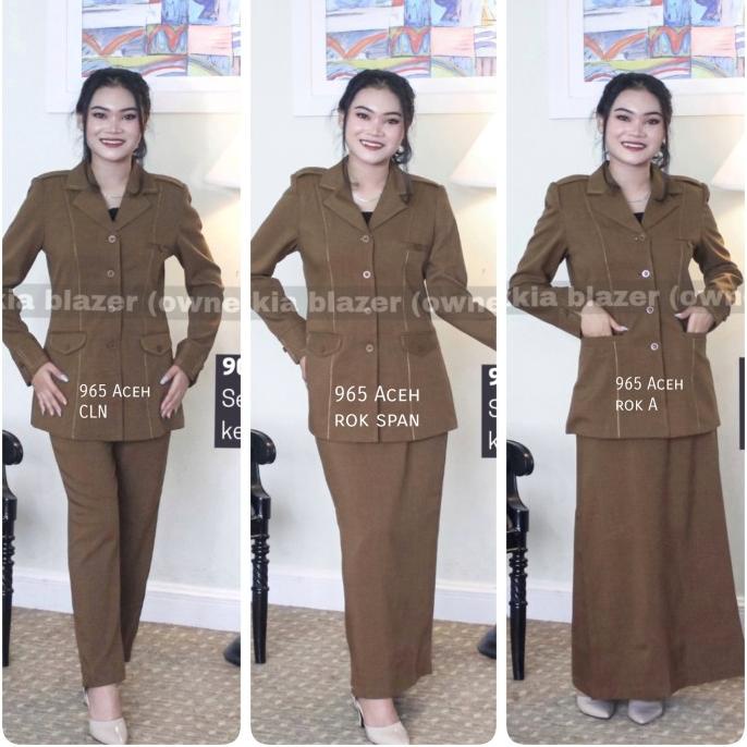 Seragam kerja wanita kantor blazer,seragam kerja pns wanita pemda