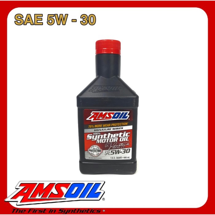 Terlaris Oli Amsoil Signature Sae 5W - 30 100% Synthetic