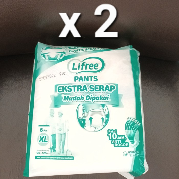 Lifree Popok Celana Ekstra Serap Xl12 Xl 12/Lifree Celana Extra Serap Berkualitas