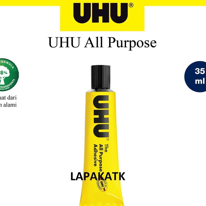 

(5Q.☞O☞> Uhu LEM CAIR 35 ML / Lem kertas uhu 35ml/ paasti.dikirim!