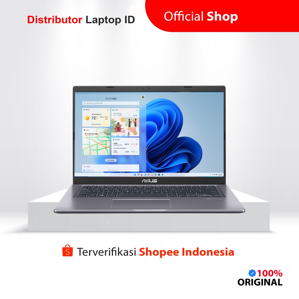 LAPTOP ASUS VIVOBOOK M415DAO / RYZEN 3 3250 / RAM 4GB 8GB SSD 256GB 512GB / 14 INCH FHD / OHS WINDOW