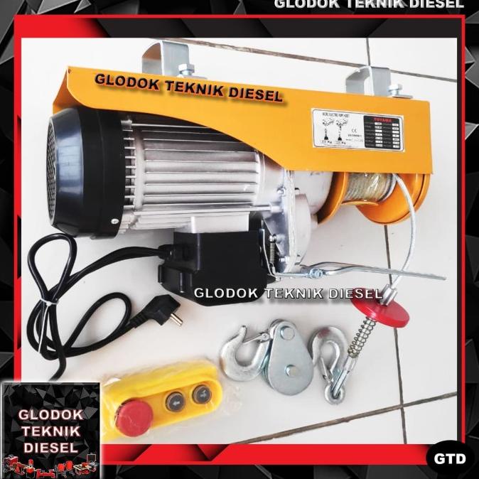 Electric Wire Rope Hoist 1 Ton 1200 Kg 12M Takel Katrol Listrik 1200Kg