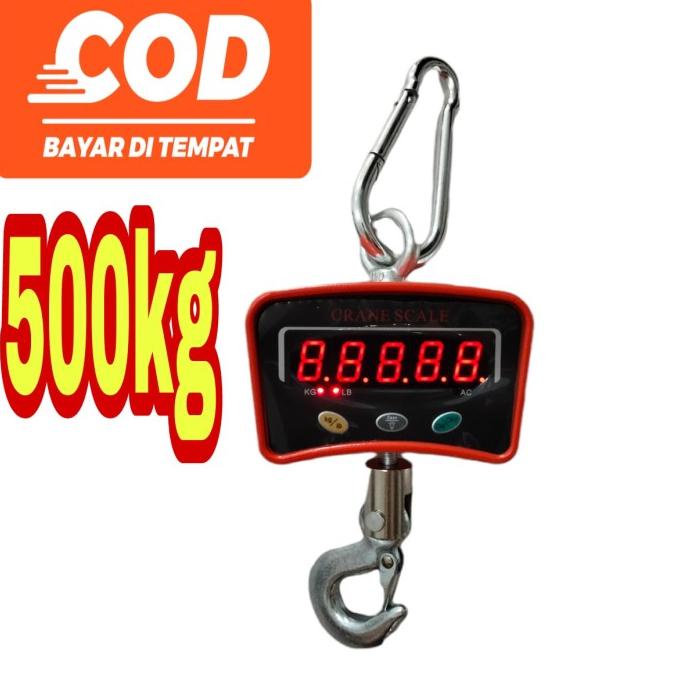 Timbangan Gantung 500Kg Crane Scale 500Kg Timbangan Digital 500Kg