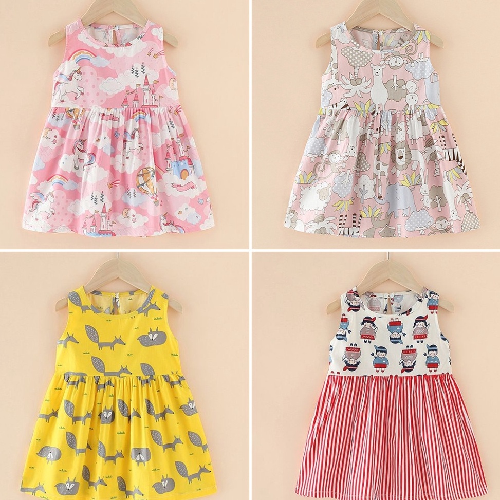 siap kirim.. YBSS Dress Kutung Bayi dan Anak 3014 3020