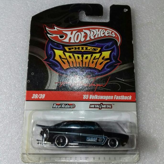 HOT WHEELS 65 VOLKSWAGEN FASTBACK. PHIL'S GARAGE. BAN KARET. FULL BESI